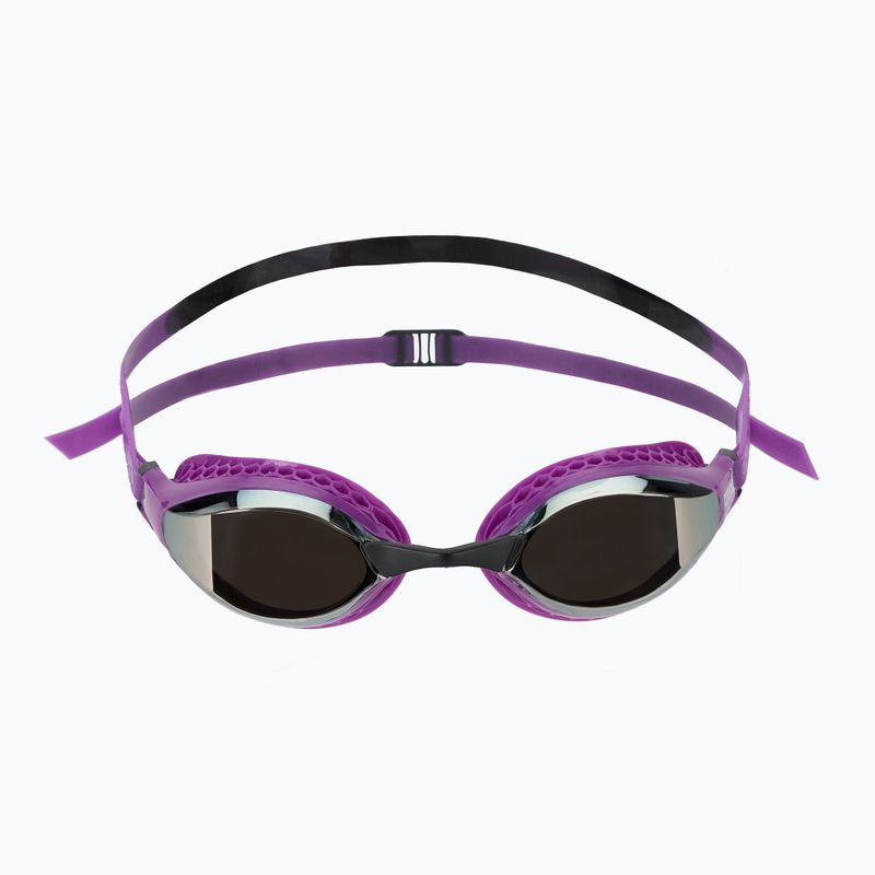 Arena Air-Speed Mirror silver/purple/black swimming goggles 2