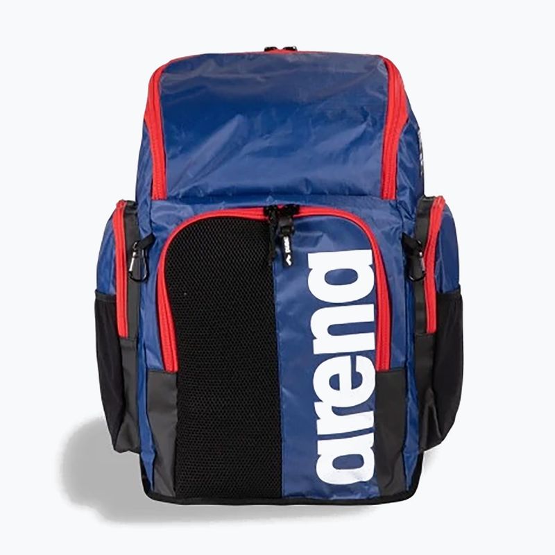 Arena Spiky III backpack 45 l navy/red/white