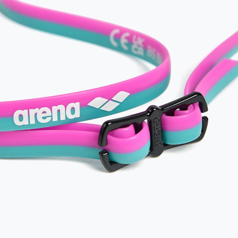 Swim goggles arena Python Mirror turquoise/water/fuchsia 9