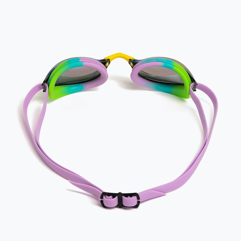 Arena Python Mirror silver/white/fuchsia swimming goggles 12