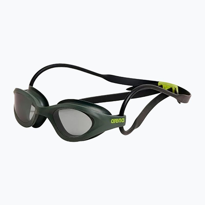 Arena 365 smoke/deep green/black glob swim goggles 7