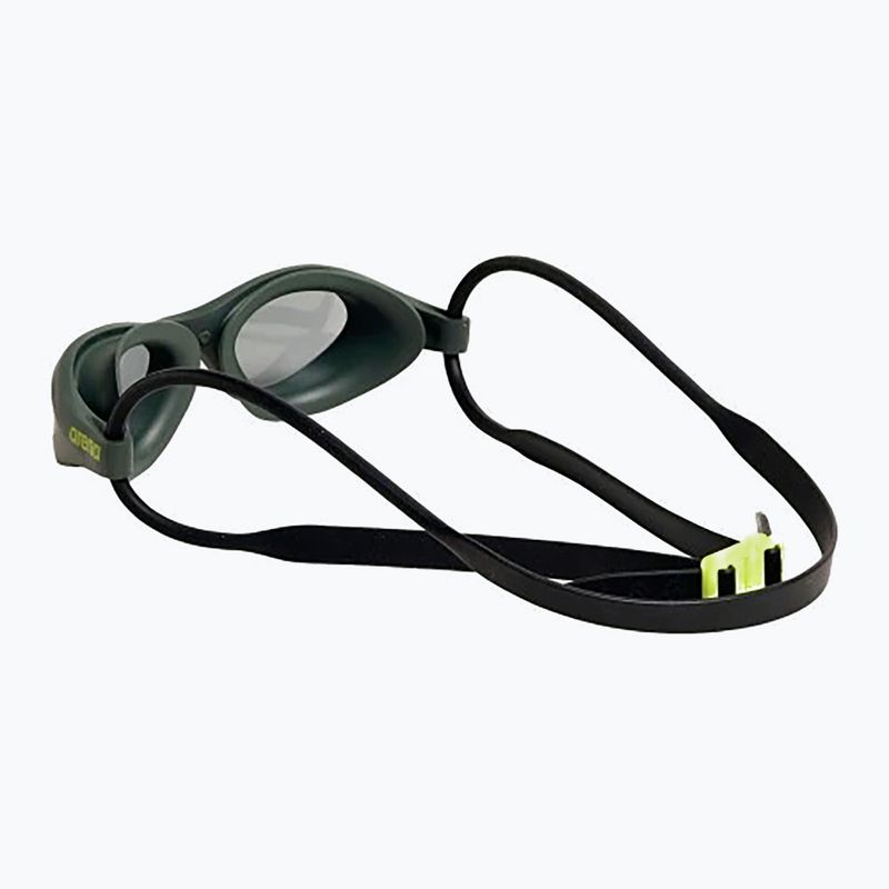 Arena 365 smoke/deep green/black glob swim goggles 10