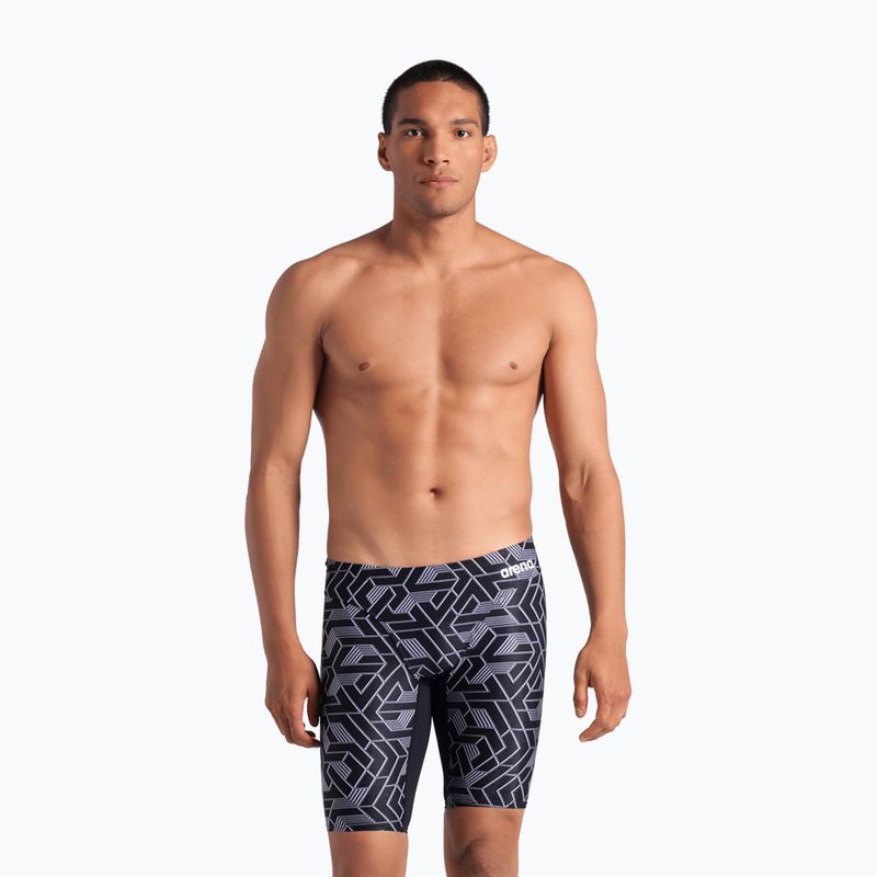 Men's arena Escape Swim Jammer black/team black 4