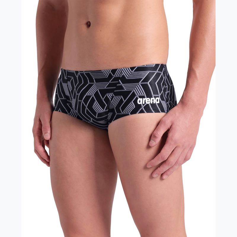 Men's arena Escape Swim Low Waist Short team black boxer shorts 4