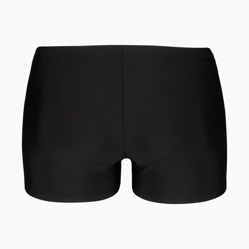 Men's arena Stripe Swim Boxers Short black/white/multi 2