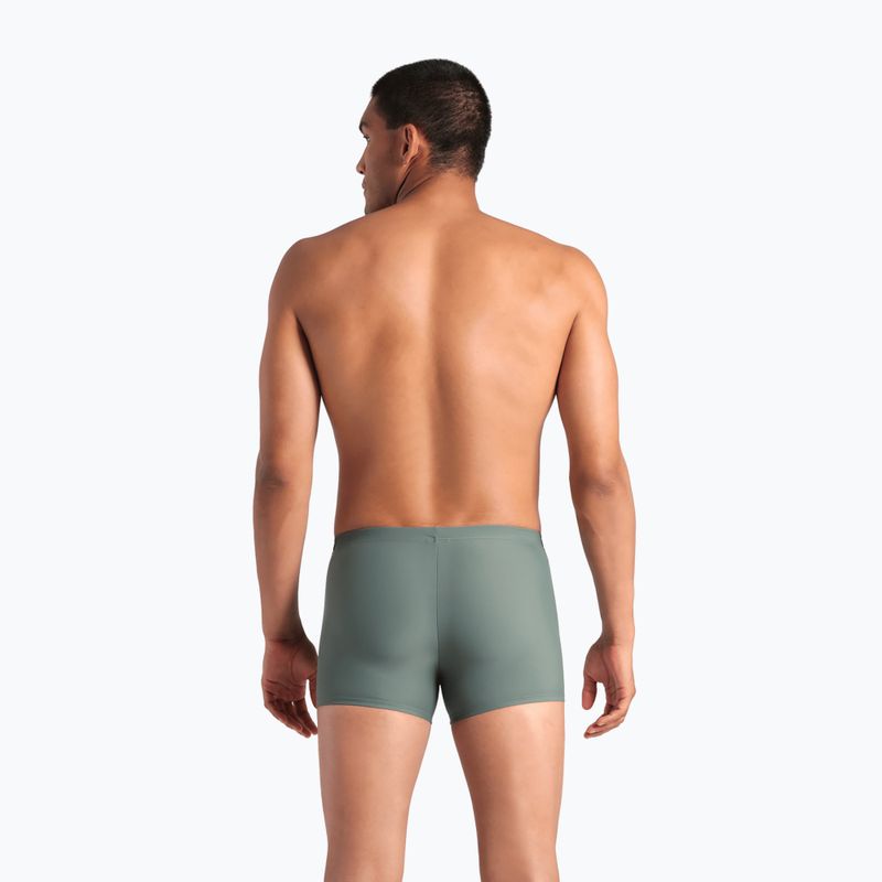 Men's arena Stripe Swim Boxers Short sage/black/multi 3