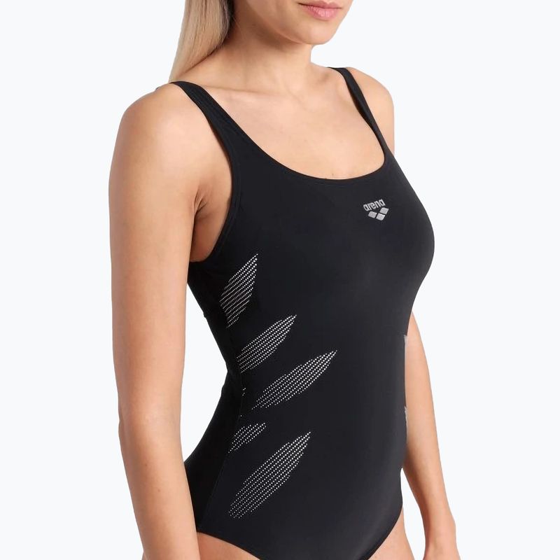 Women's one-piece swimsuit arena Milena Wing Back black 4