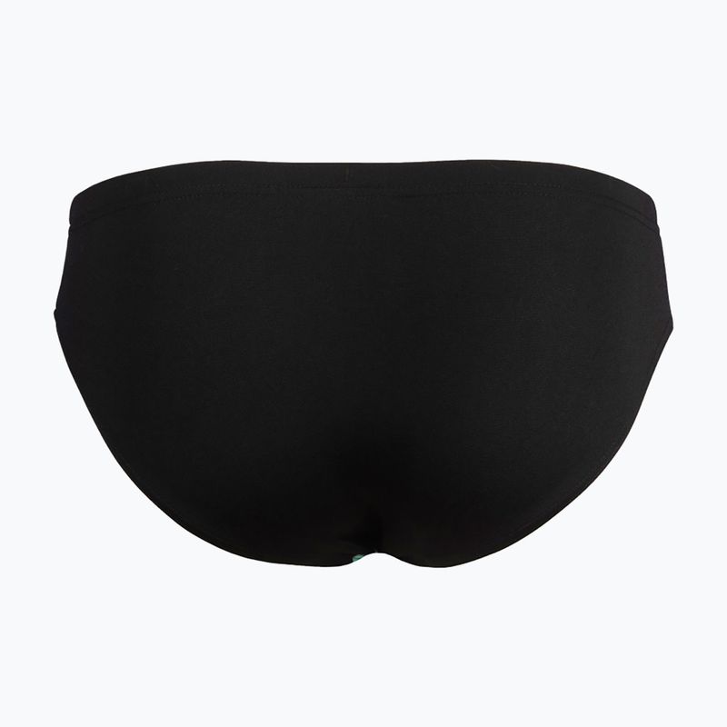 Children's arena Foam Swim Briefs black/soft green multi 2