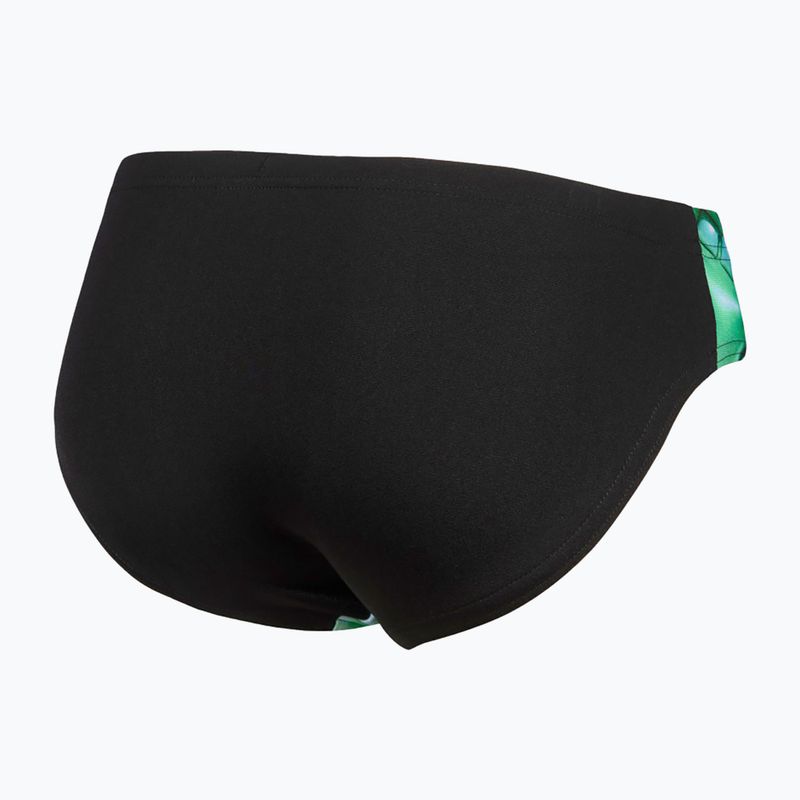 Children's arena Foam Swim Briefs black/soft green multi 4