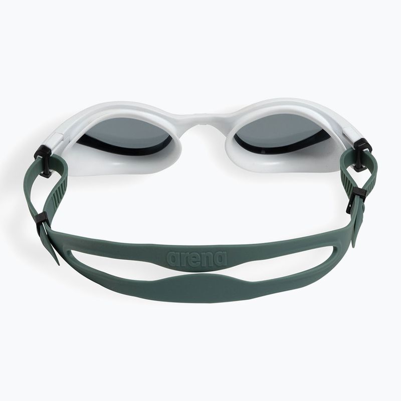 Arena The One Plus smoke/white/sage swimming goggles 3