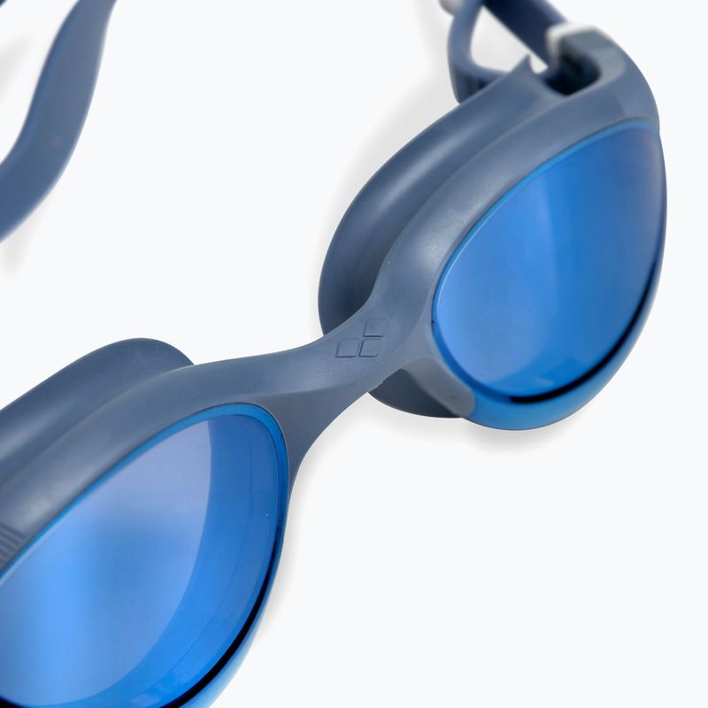 Arena swim goggles The One Plus Mirror blue mirror/grey blue 4