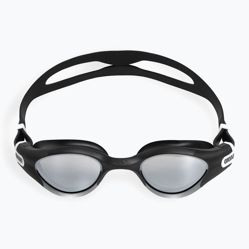 Arena swim goggles The One Plus Mirror silver mirror/black 2