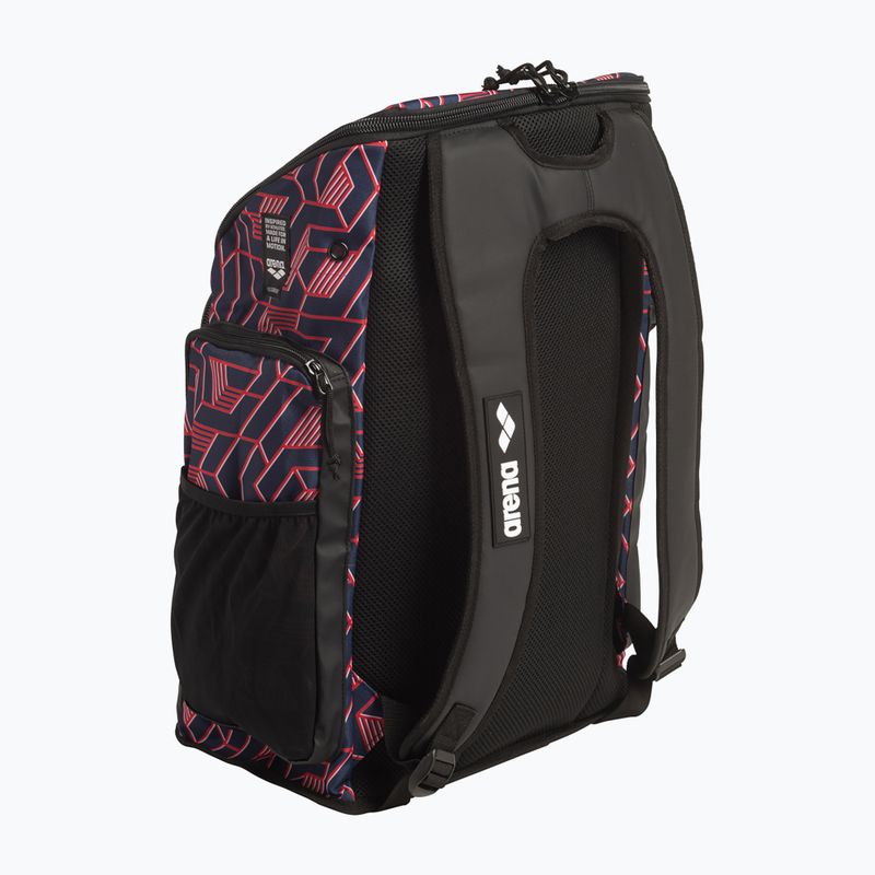 Swim backpack arena Spiky III 45 l Allover escape Rwb 4