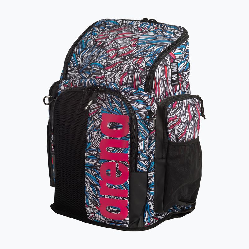 Arena Spiky III 45 Allover dahlia swimming backpack 3