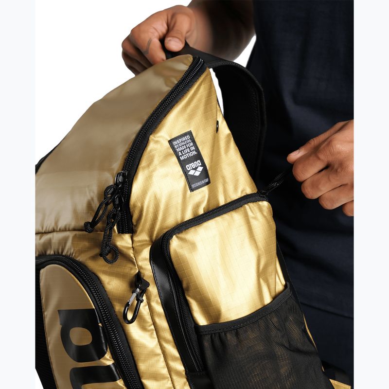 Arena Spiky III 45 Ltd 45 l gold swimming backpack 7