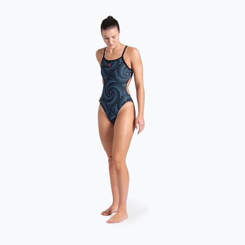 Arena Fireflow Challenge Back black/multi black women's one-piece swimsuit 5