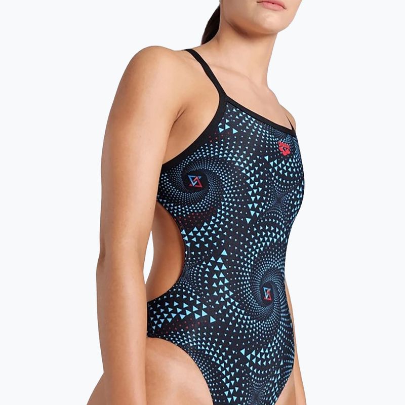 Arena Fireflow Challenge Back black/multi black women's one-piece swimsuit 7