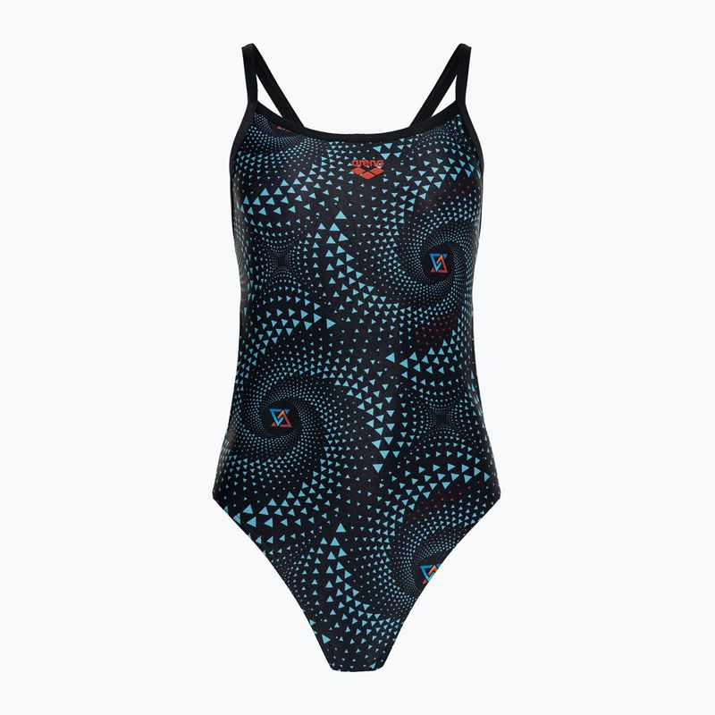 Arena Fireflow Challenge Back black/multi black women's one-piece swimsuit