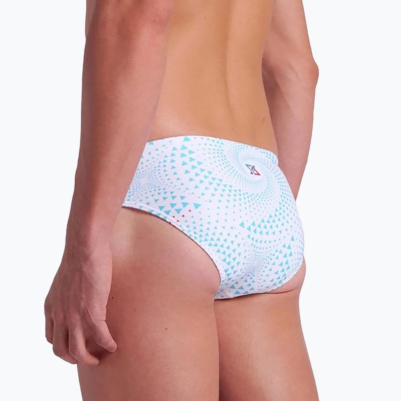 Men's arena Fireflow Swim Briefs white multi 8