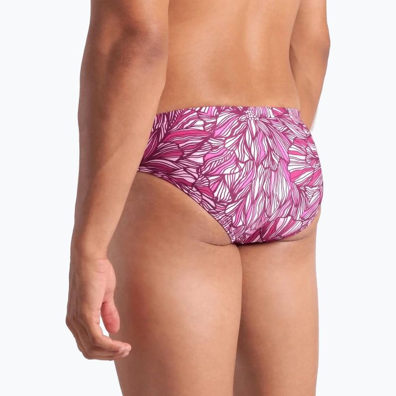 Men's arena Pink Dahlia shocking pink/multi swimming briefs 5