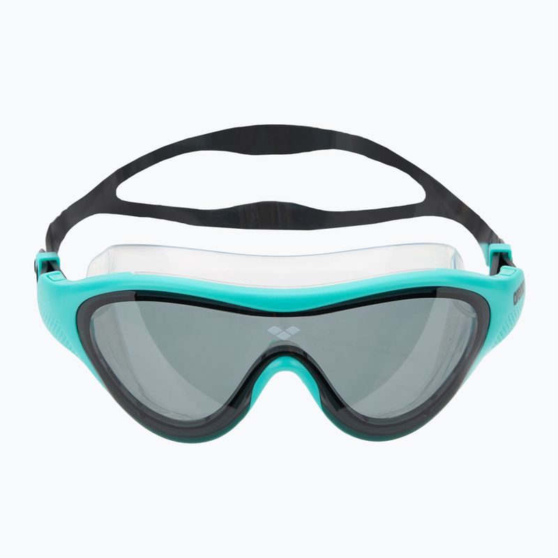 Children's swimming mask arena The One Mask dark smoke/ water/ black 2