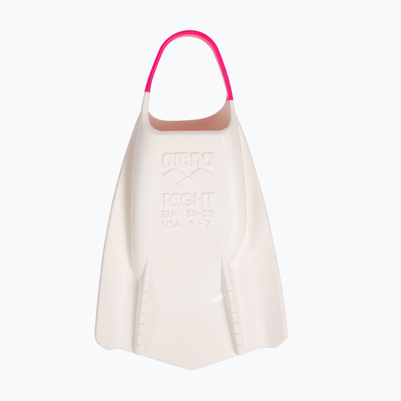 Swimming fins Arena Powerfin Pro II white/shocking pink 3