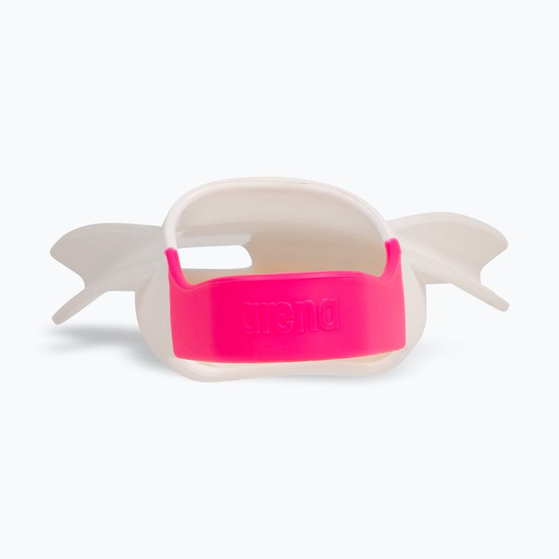 Swimming fins Arena Powerfin Pro II white/shocking pink 5