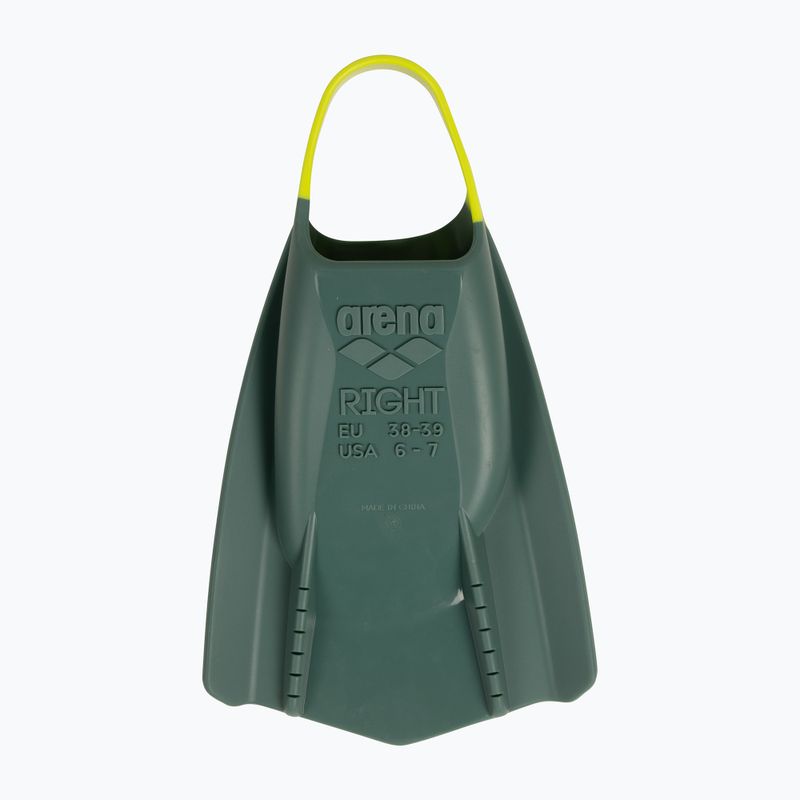 Swim fins arena Powerfin Pro II sage/artic lime 2