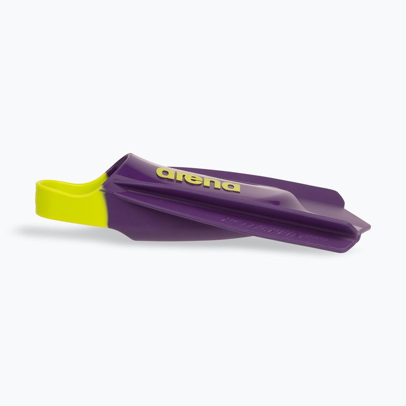 Swimming fins Arena Powerfin Pro II plum/artic lime 4