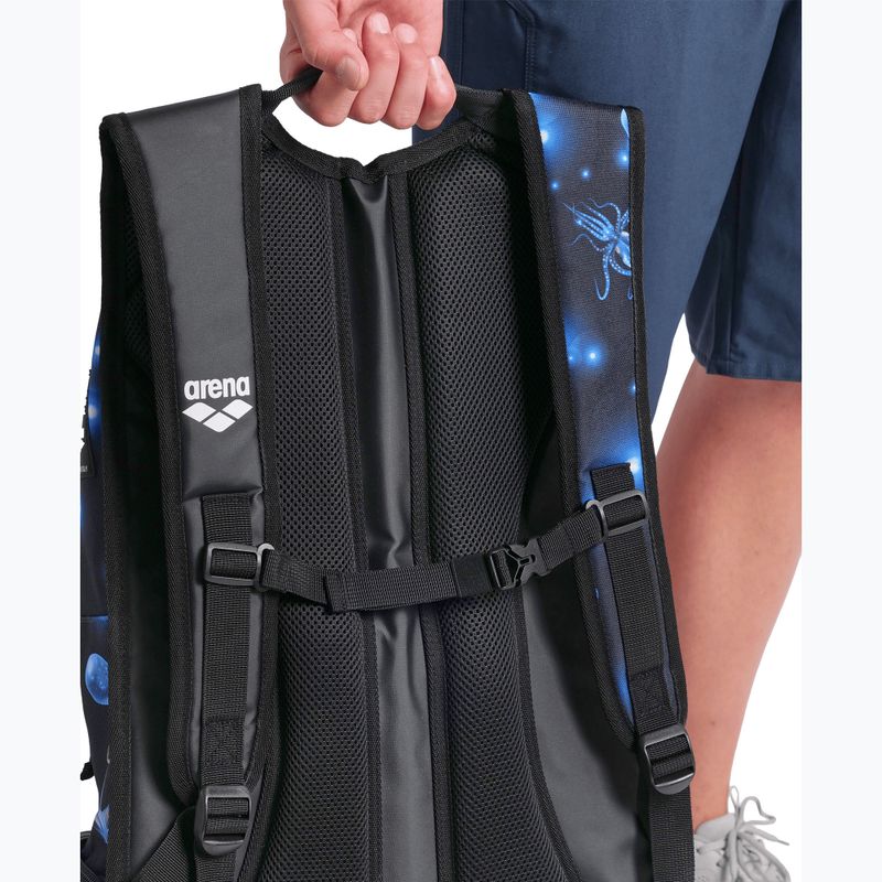Arena Fastpack 3.0 Allover 40 l aqua swimming backpack 6