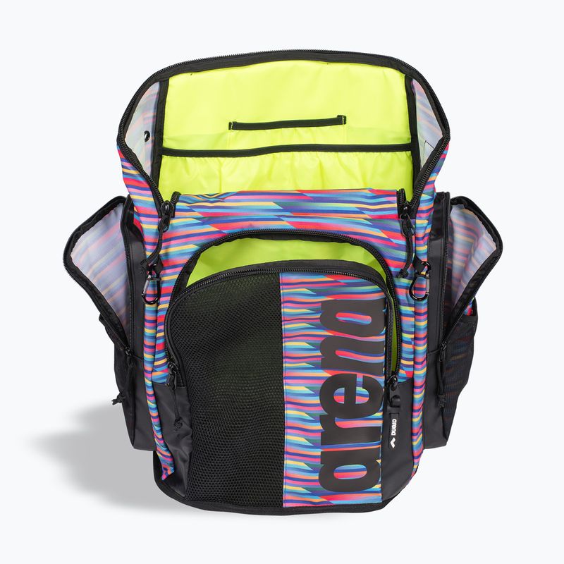 Arena Spiky III 45 l Allover racing stripes swimming backpack 7