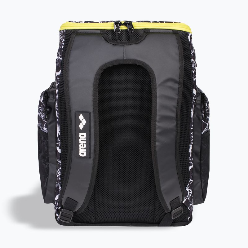 Arena Spiky III 45 l Allover black/white swimming backpack 3