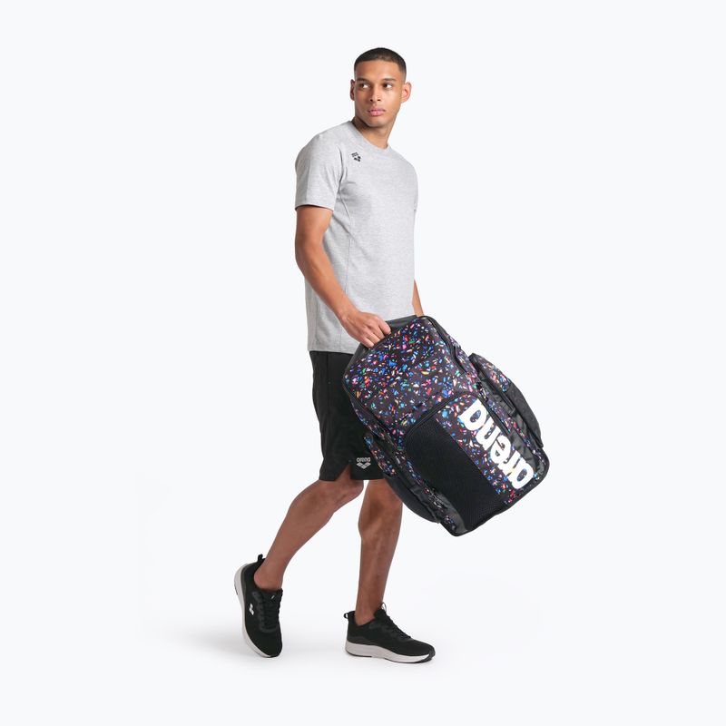 Arena Spiky III 45 l Allover confetti black swimming backpack 9