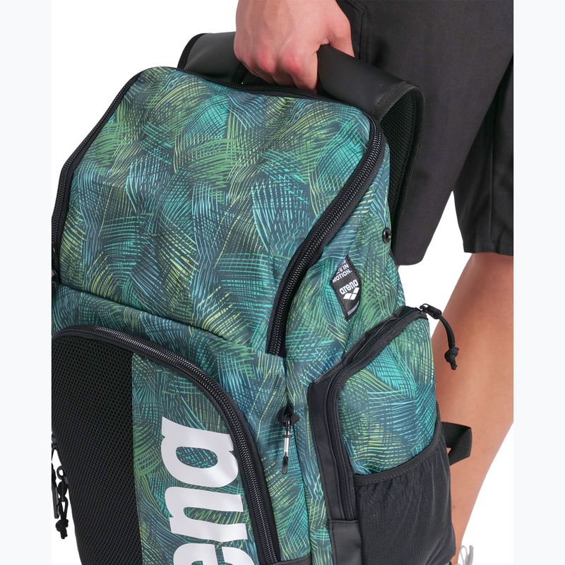 Arena Spiky III 45 l swimming backpack Allover team energy green 5