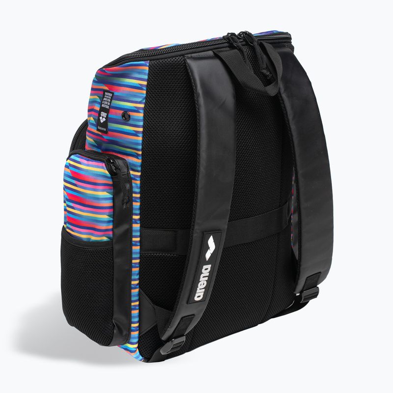Arena Spiky III 35 l Allover racing stripes swimming backpack 4
