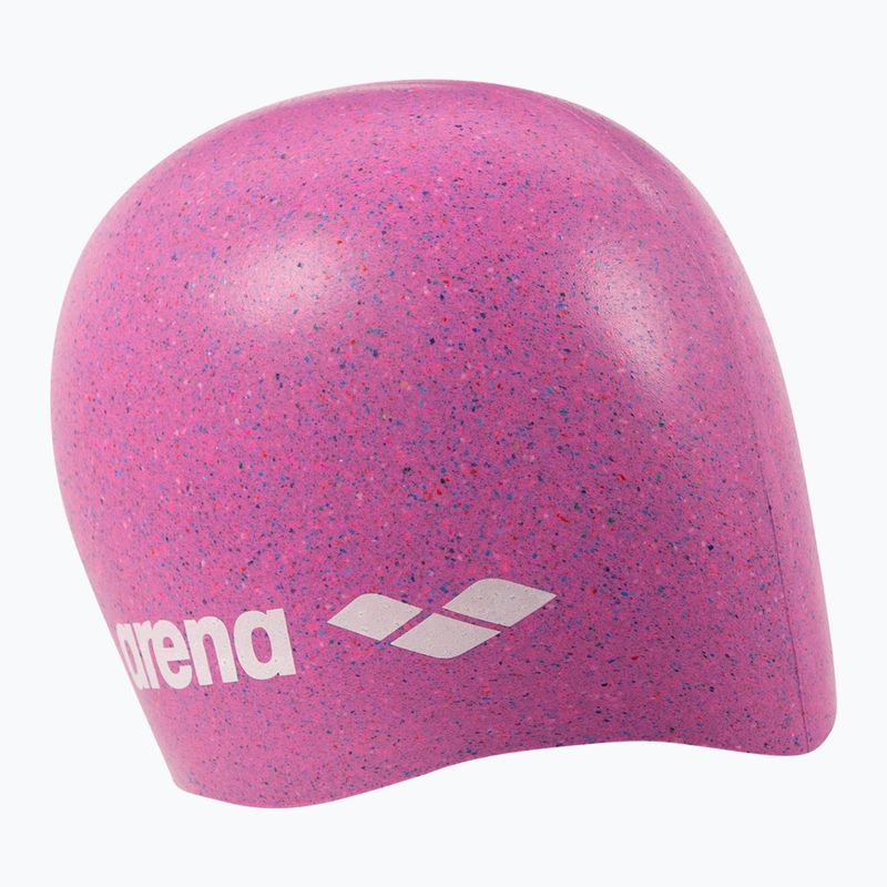 Swim cap arena Silicone Cap pink multi 3