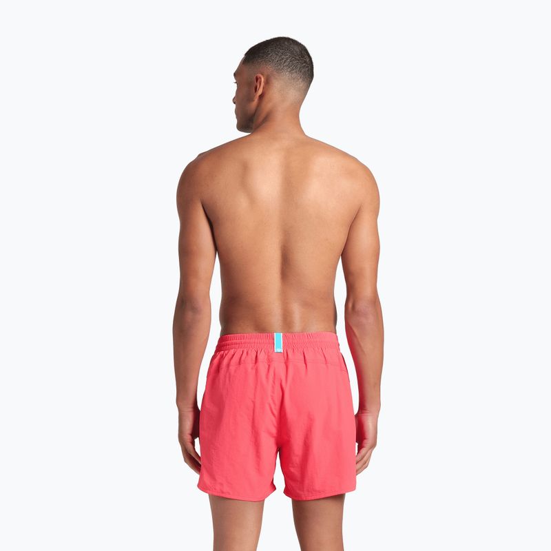 Men's swim shorts arena Bywayx R calypso coral/dark purple 7