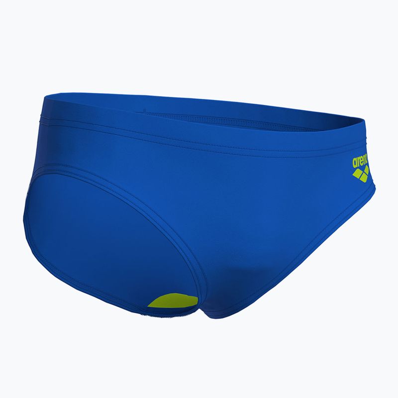 Children's swim briefs arena B Dynamo Brief R Jr blue china/artic lime 4