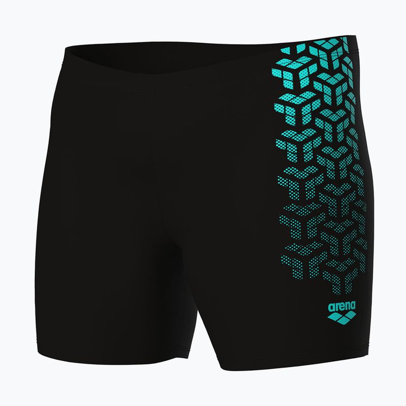 Men's arena Kikko V Swim Mid Jammer Graphic black/water swimming boxers 4