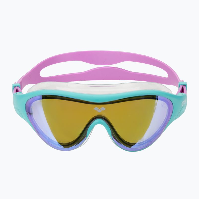 Children's swim goggles arena The One Mirror Jr blue/water/violet 2