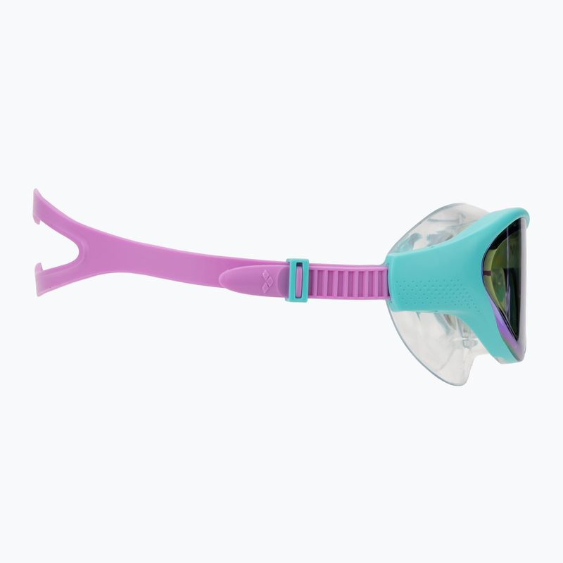 Children's swim goggles arena The One Mirror Jr blue/water/violet 3
