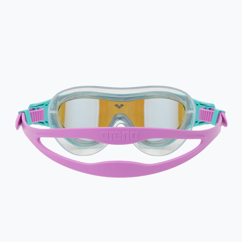 Children's swim goggles arena The One Mirror Jr blue/water/violet 4