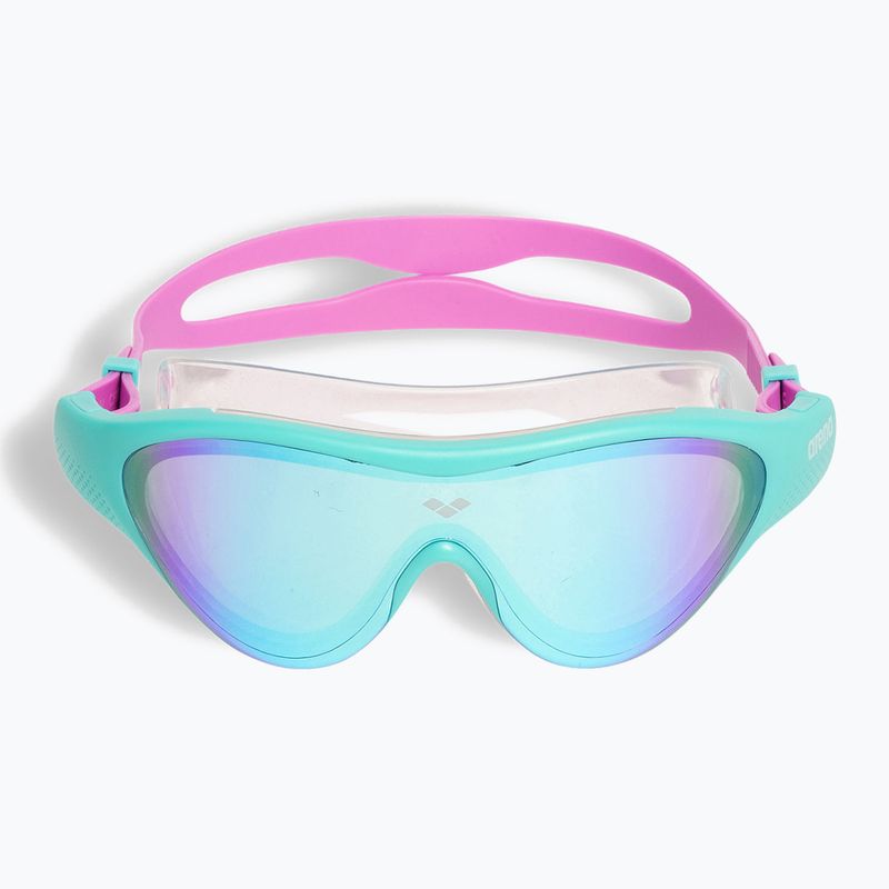 Children's swim goggles arena The One Mirror Jr blue/water/violet 2