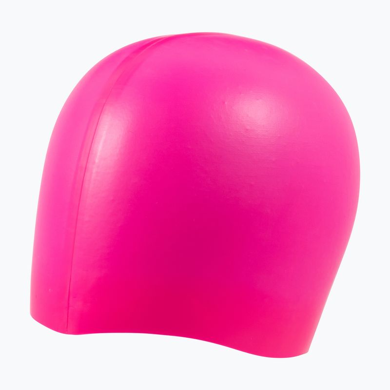 Arena Big Logo shocking pink/water swimming cap 3