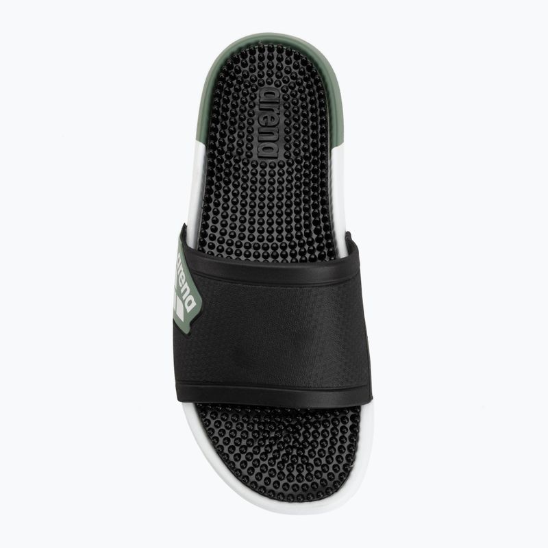 Arena Marco Active flip-flops black/white/sage 5
