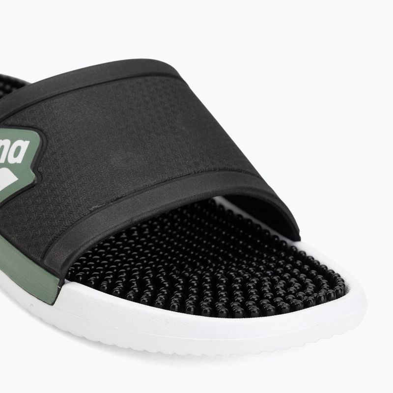 Arena Marco Active flip-flops black/white/sage 7