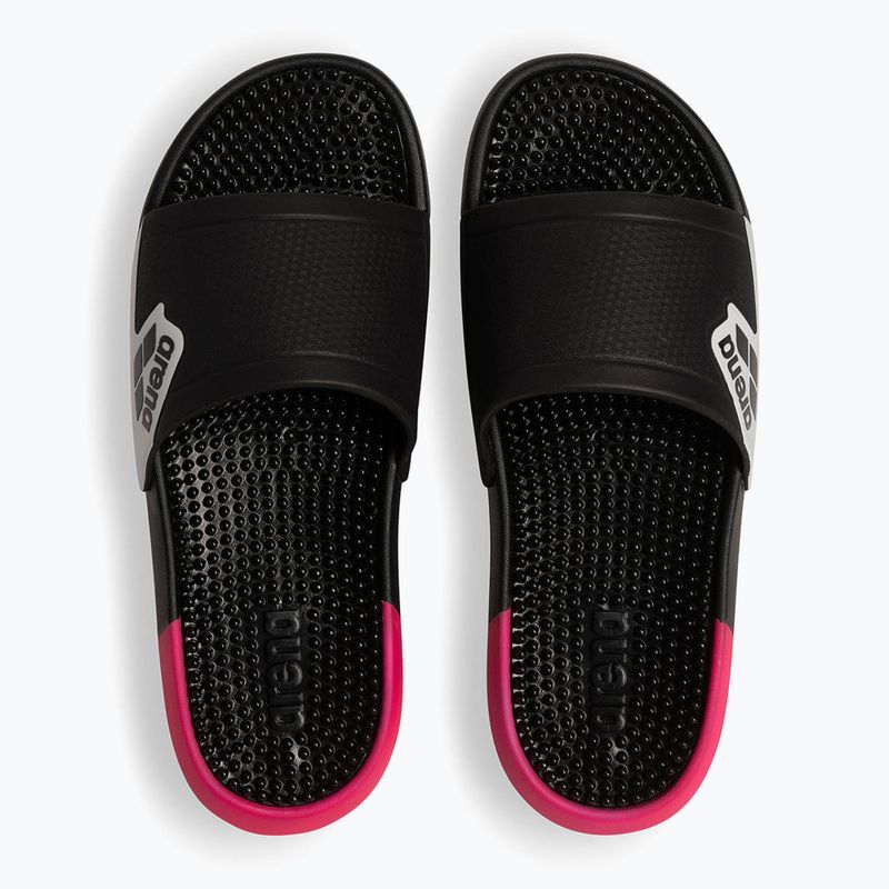 Arena Marco Active flip-flops black/pink/white 3