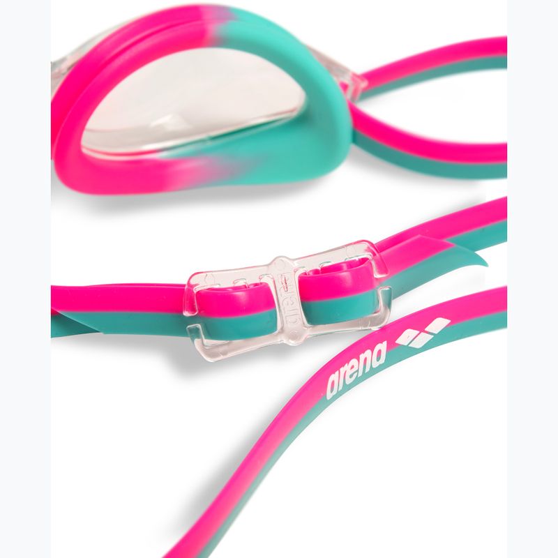 Swim goggles arena Python clear/shocking pink/water 6