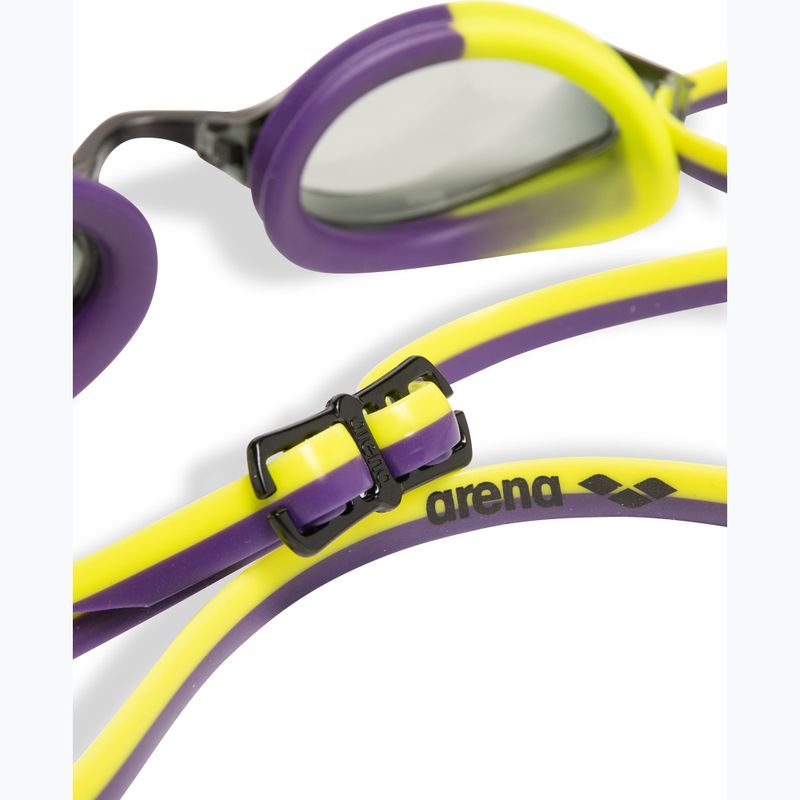 Swim goggles arena Python smoke/plum/artic lime 6
