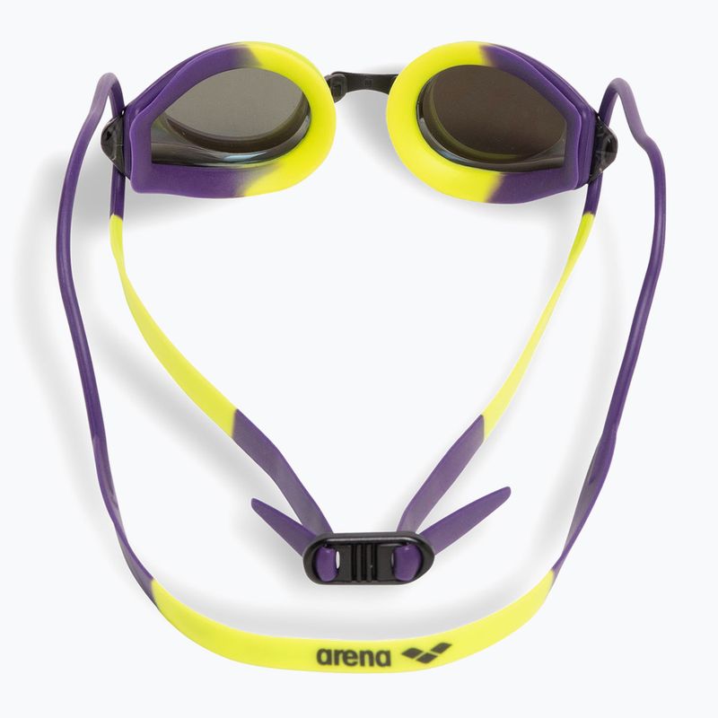 Swim goggles arena Tracks Mirror violet/plum/artic lime 3